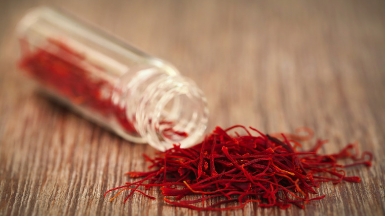 Jar of saffron