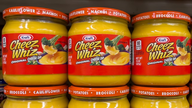 Jars of Cheez Whiz