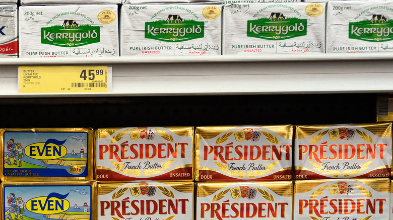 kerrygold butter at a supermarket 