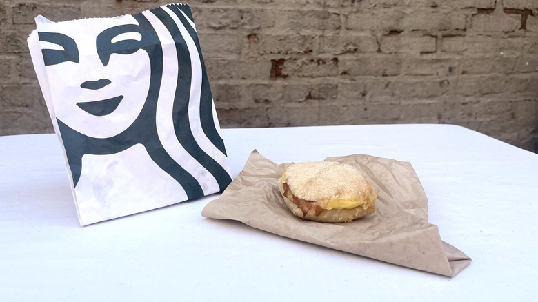 Starbucks breakfast sandwich