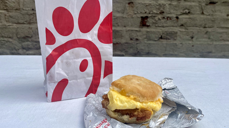 Chick-fil-A breakfast sandwich