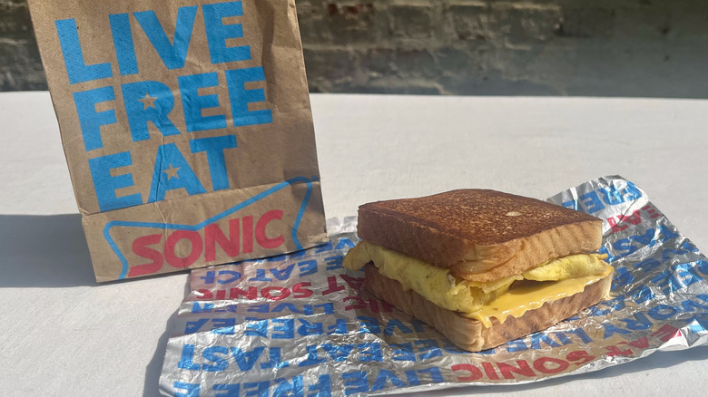 Sonic breakfast sandwich