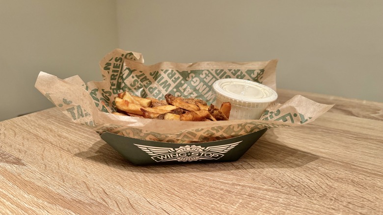 Wing Stop fries and ranch