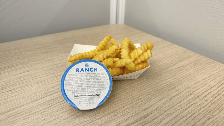 Shake Shack fries and ranch 