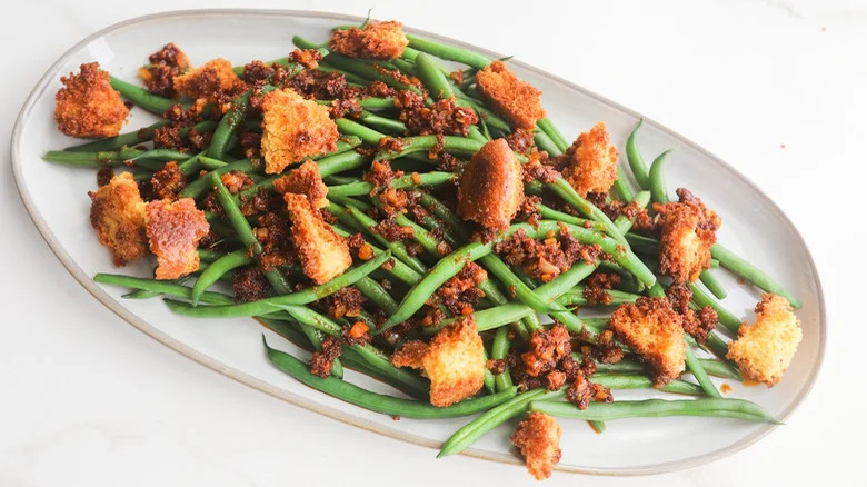 Green Bean Salad with 'Nduja Dressing