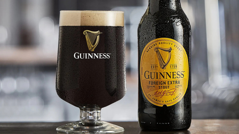 Chilled Guinness Foreign Extra Stout