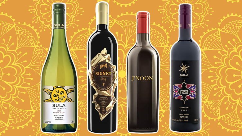 A selection of Indian wines