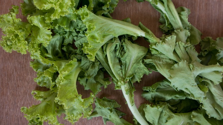 Wilted mixed greens