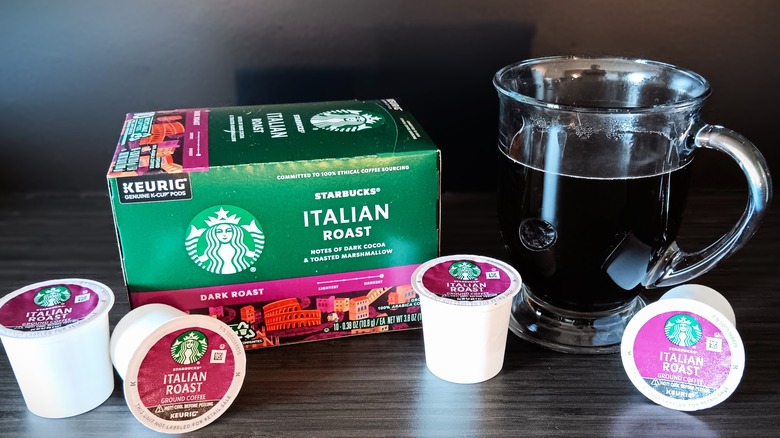 Starbucks Italian roast K-cups