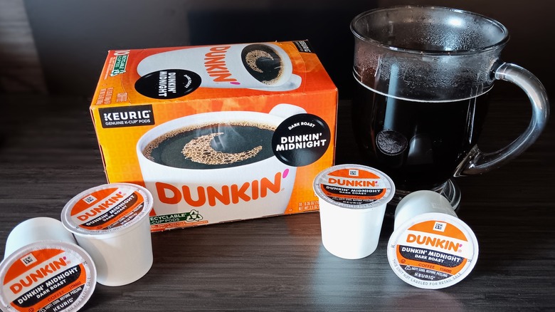 Dunkin' Midnight dark roast coffee