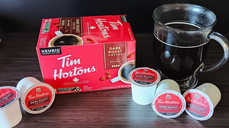 Tim Hortons single serve coffee