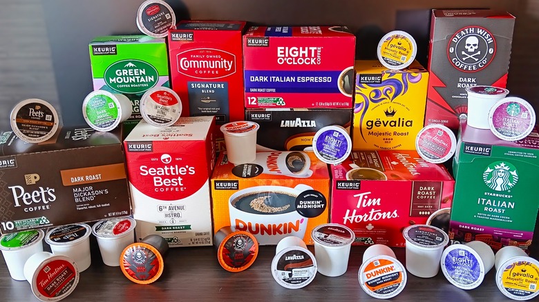 variety of K-cup brands