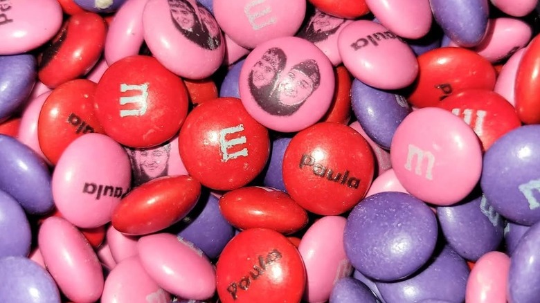 M&Ms customized with names and faces