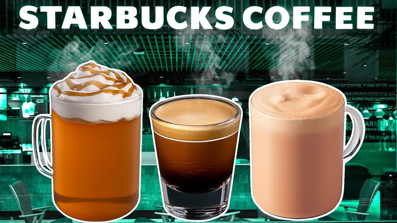 Starbucks hot drinks