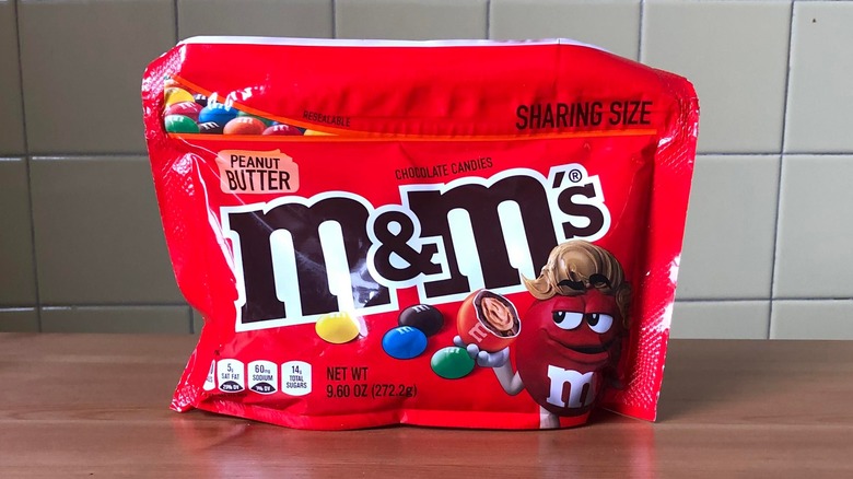 Peanut Butter M&M's sharing bag