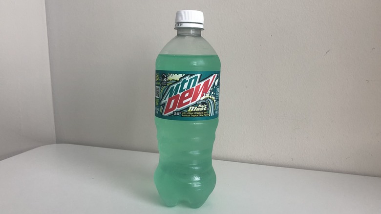 Baja Blast Mountain Dew bottle