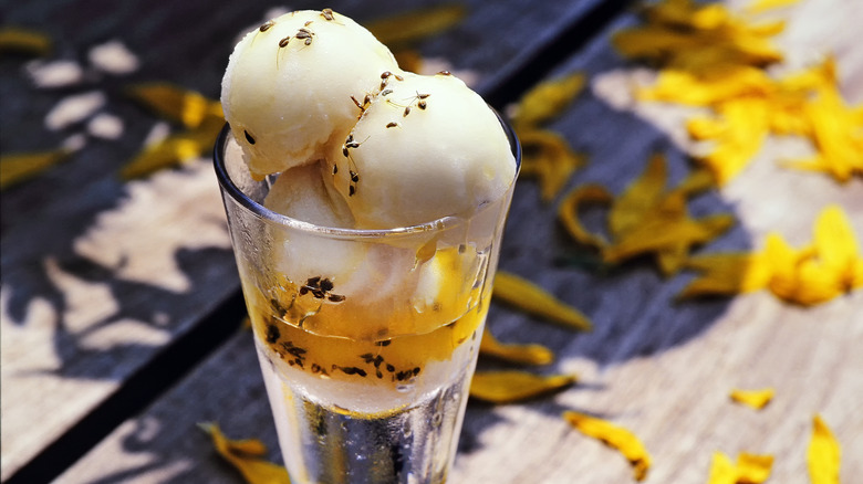 Olive oil and ice cream