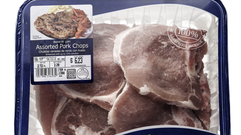 Aldi Assorted Pork Chops package