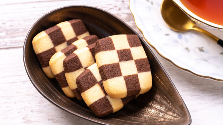 checkerboard cookies