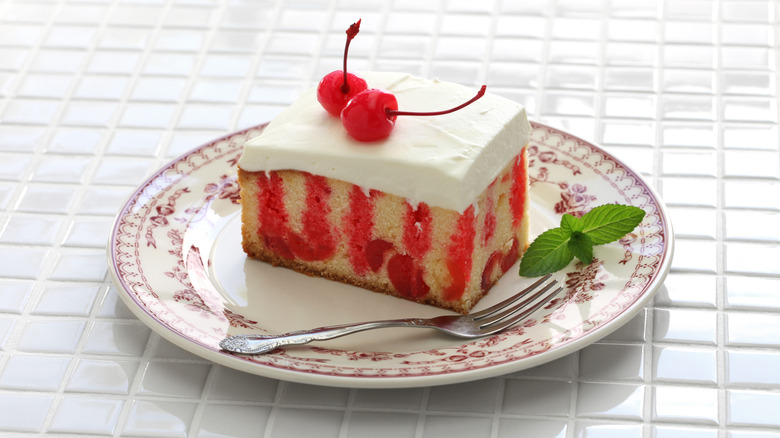 cherry poke cake