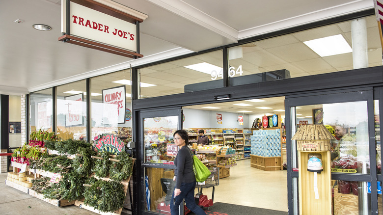 Entrance to Trader Joe's store