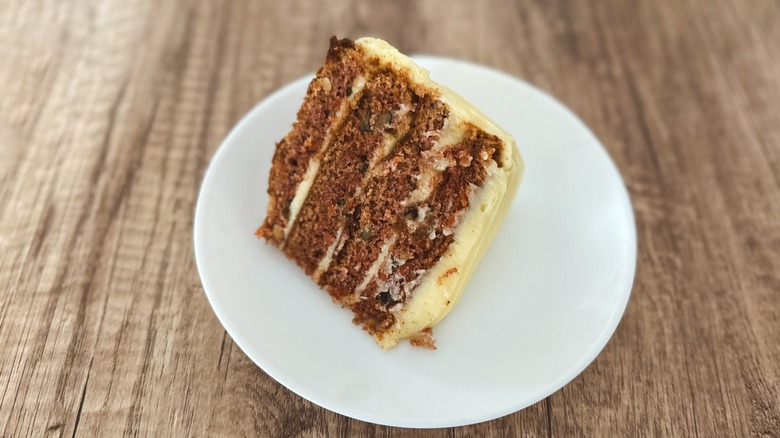 slice of Carrot Cake