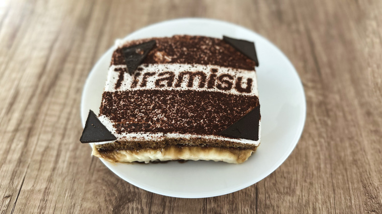 square of Tiramisu