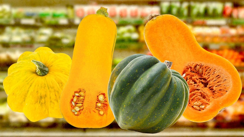 A variety of winter squash