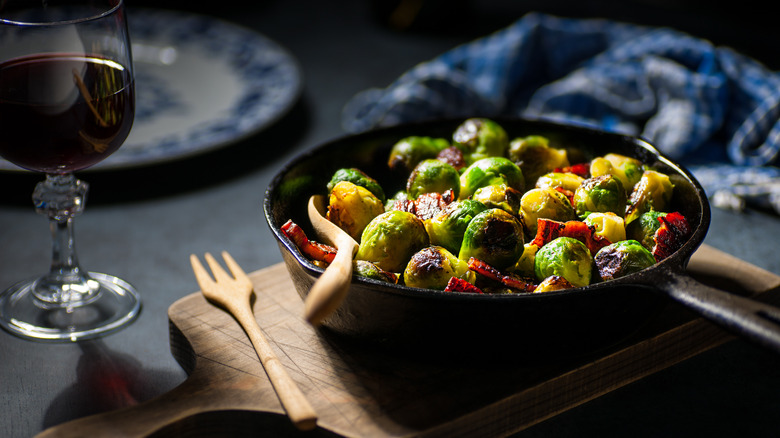 Roasted Brussels sprouts