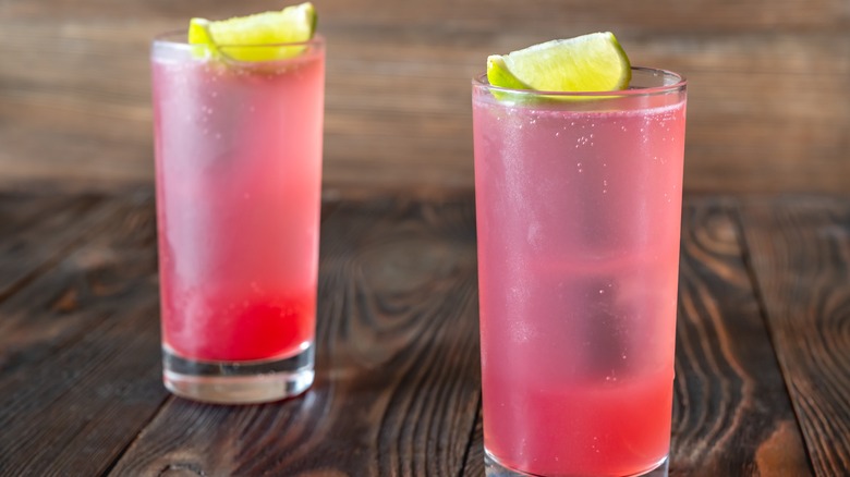 Two El Diablo cocktails
