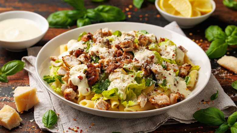 Chicken Caesar salad