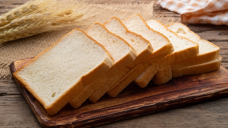 Bread ready for toasting