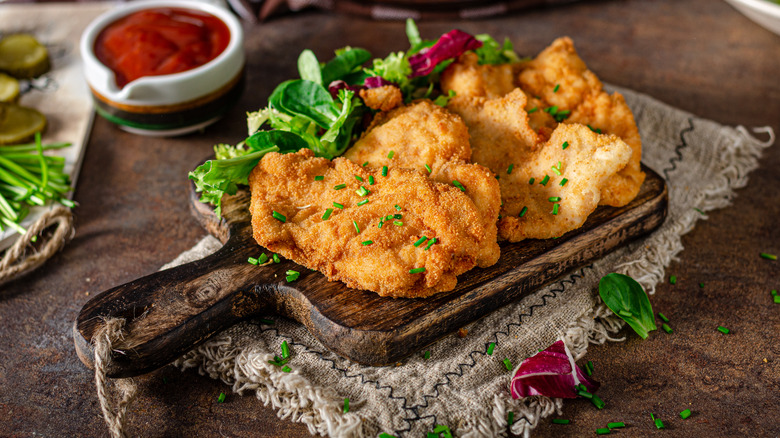 Fried chicken cutlets