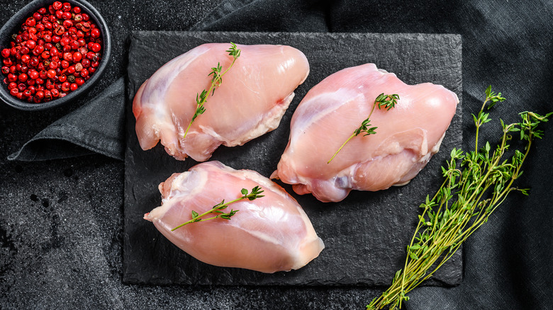 Boneless, skinless chicken thighs