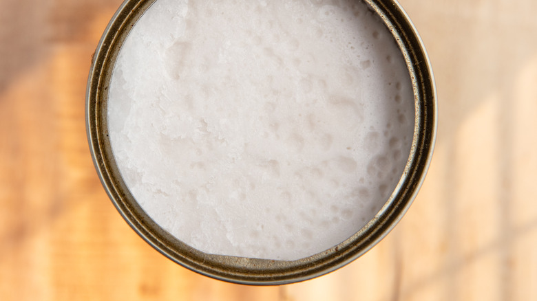 Can of coconut milk