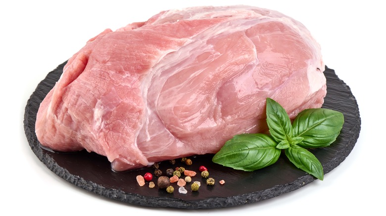 Raw pork butt