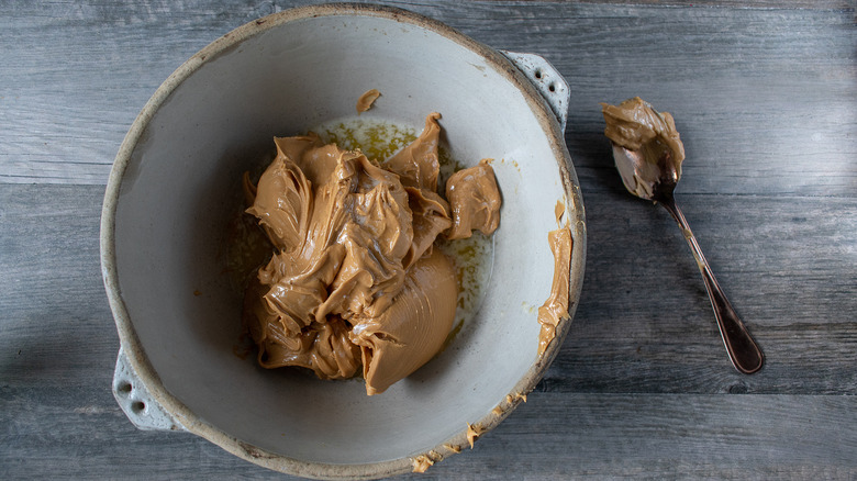 peanut butter in bowl