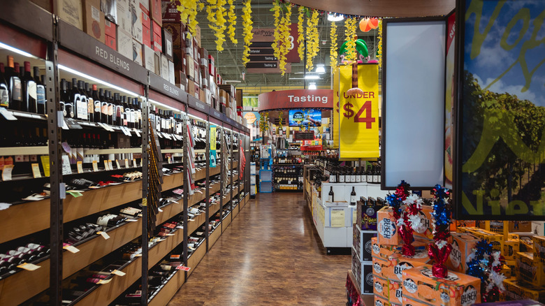 Inside of a Total Wine store