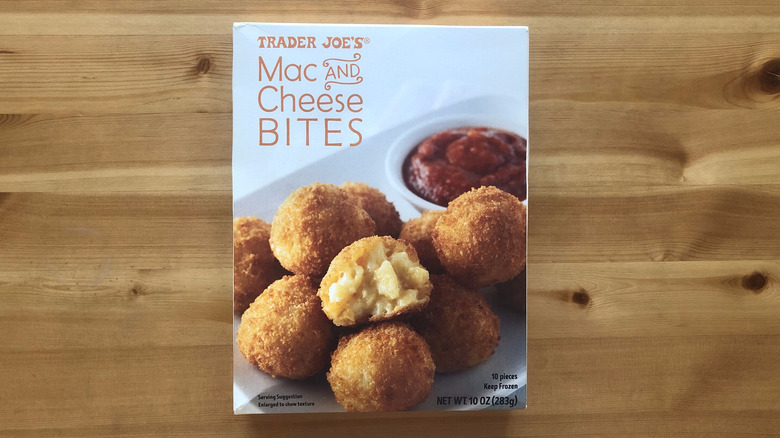 Mac and Cheese Bites box