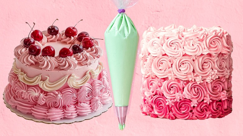 piping bag cake frosting