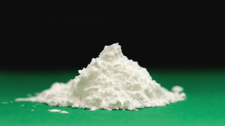 Heap of modified starch