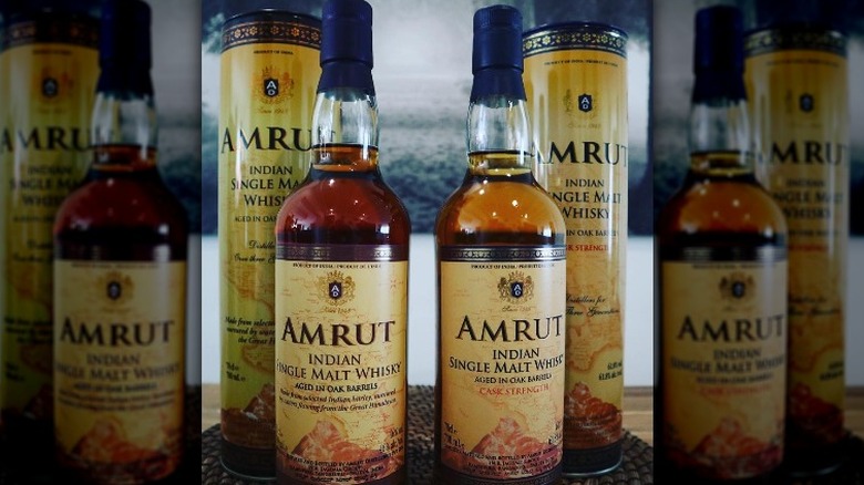 Amrut Indian whisky bottles