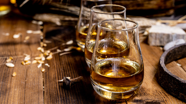 whisky drams and barley