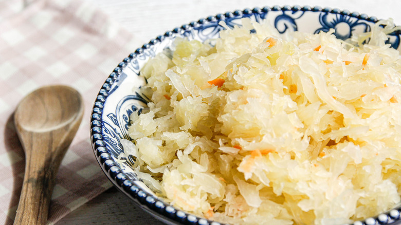 Sauerkraut in a bowl