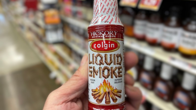 bottle of liquid smoke