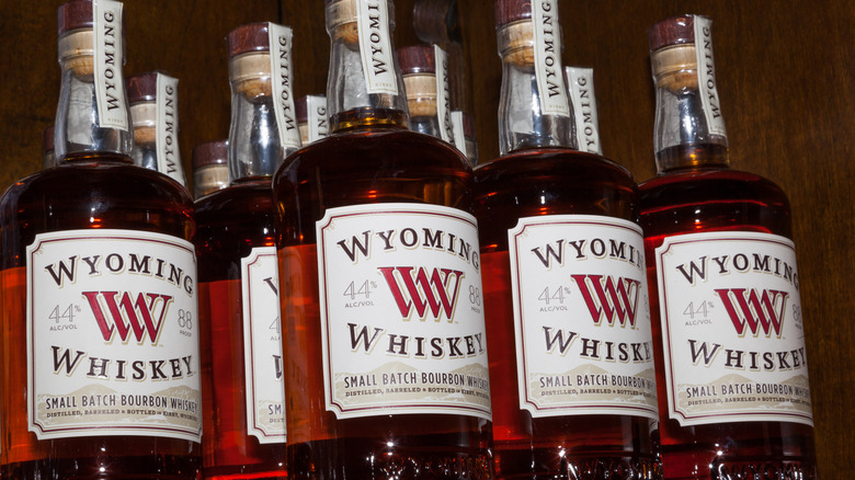 Bottles of Wyoming Whiskey