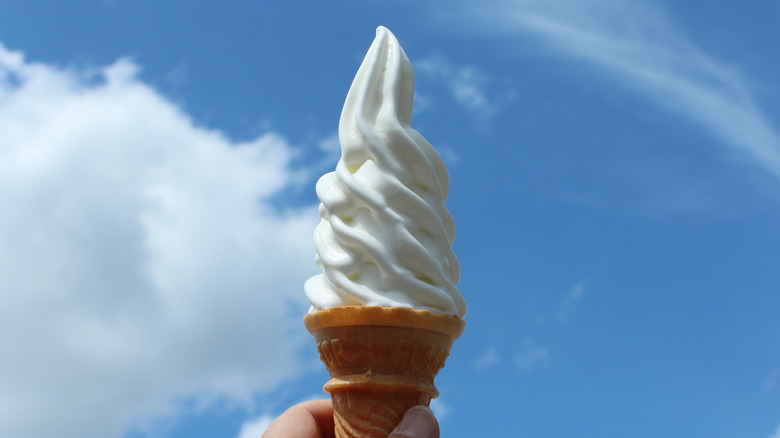 Vanilla soft serve