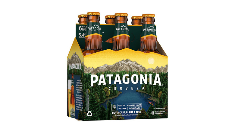 Six-pack of Patagonia Cerveza