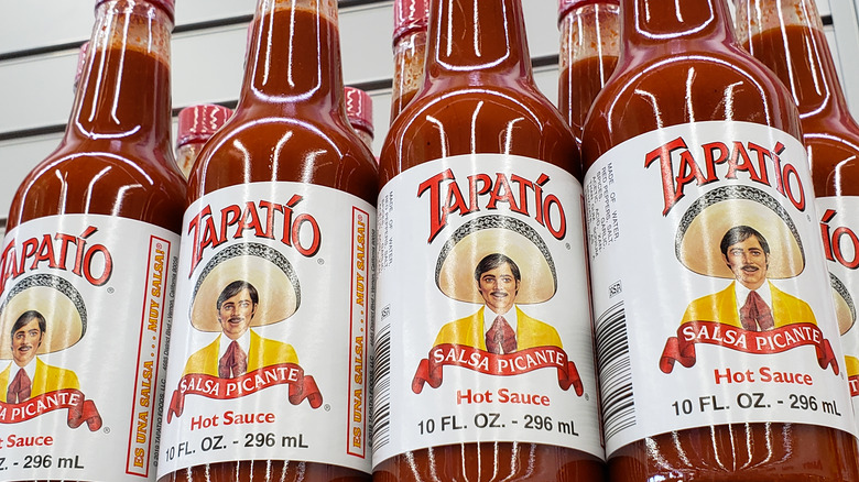 Tapatio hot sauce bottles