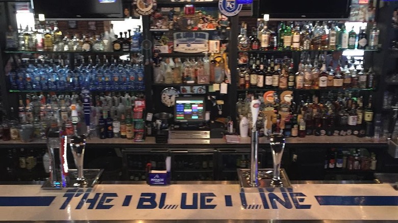 The Blue Line hockey bar